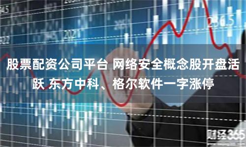 股票配资公司平台 网络安全概念股开盘活跃 东方中科、格尔软件一字涨停