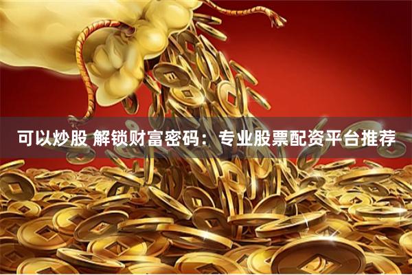 可以炒股 解锁财富密码：专业股票配资平台推荐